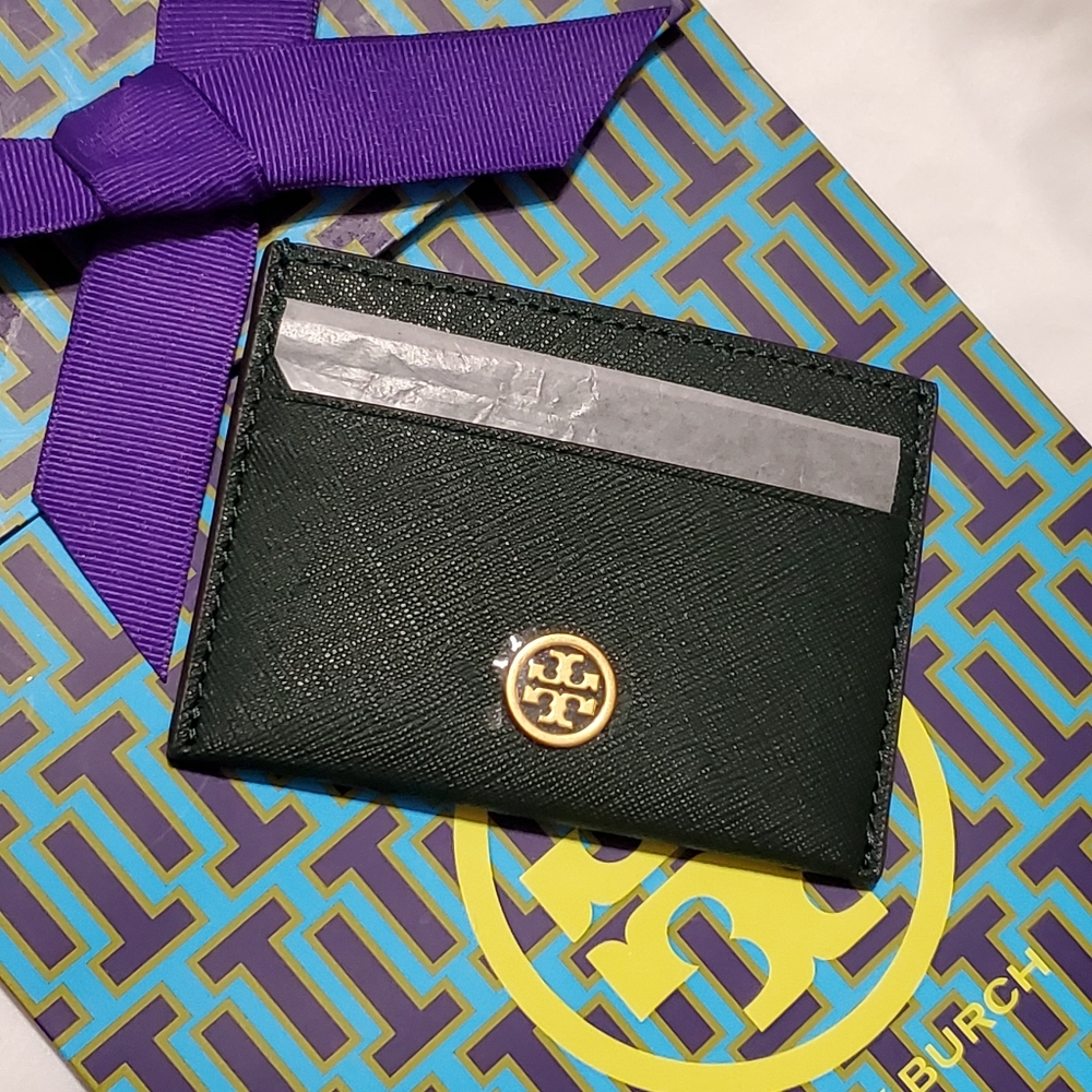 Tory Burch Pine Tree Card Case